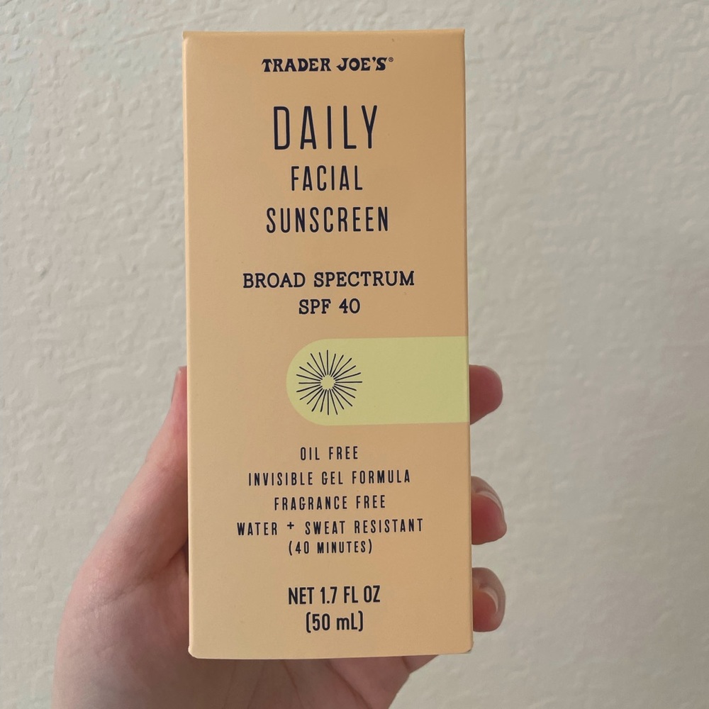 Trader Joe’s Daily Facial Sunscreen - Supergoop Dupe